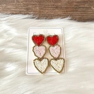 LUSH | ❤️ Beaded Heart Earrings